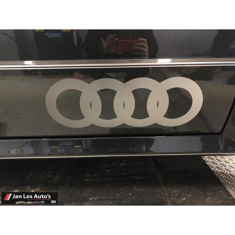 Audi ringen sticker set Donkergrijs/zilver 857853443 (SET)