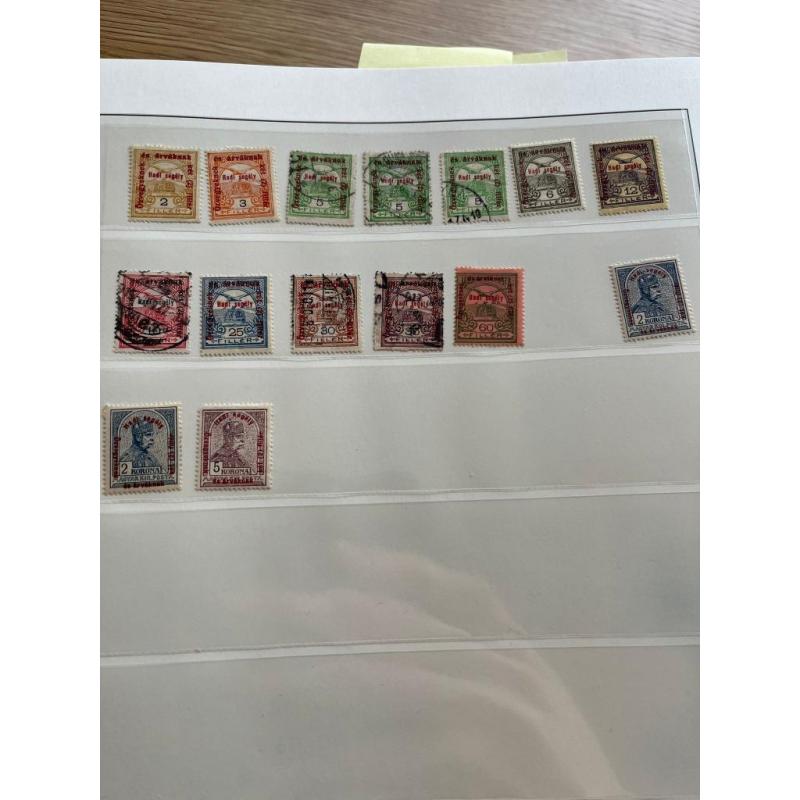 Prachtige Postzegelcollectie Hongarije